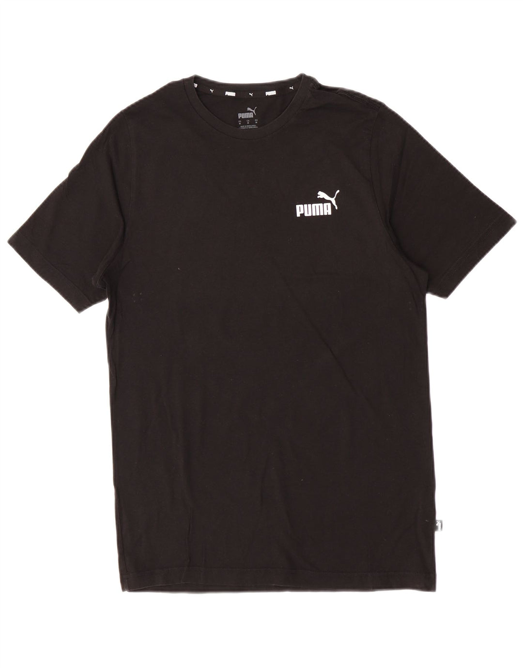 Puma Mens T-Shirt Top Medium Black