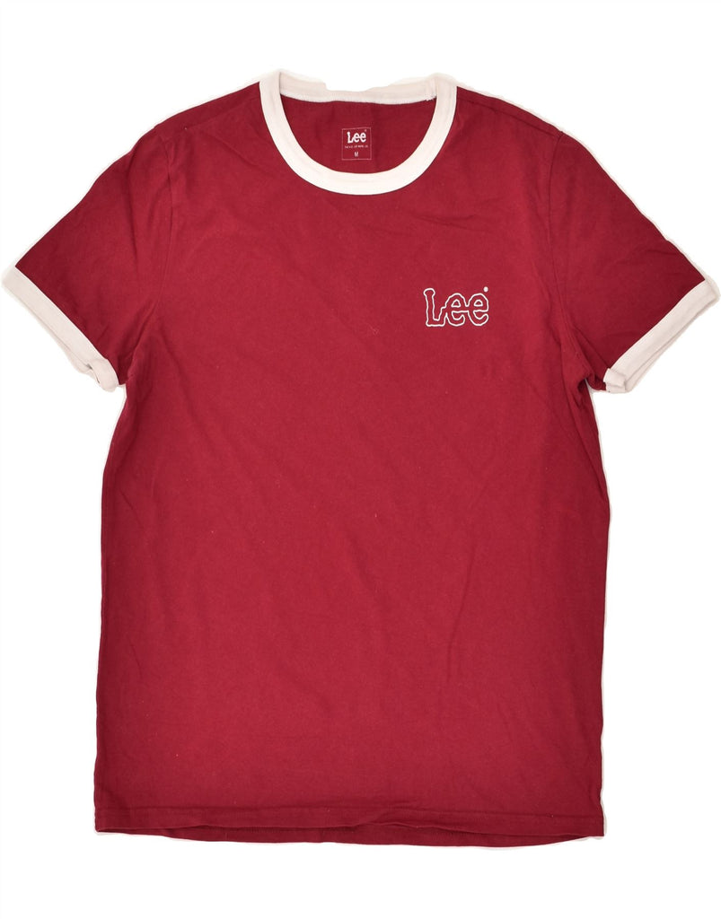 LEE Mens T-Shirt Top Medium Red Cotton | Vintage Lee | Thrift | Second-Hand Lee | Used Clothing | Messina Hembry 