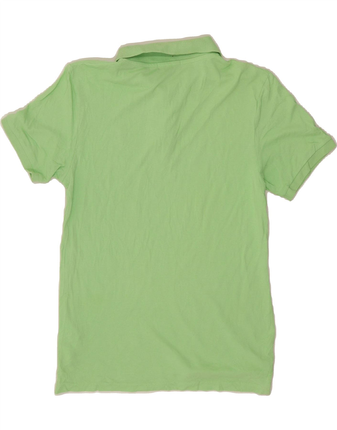 TRUSSARDI Mens Polo Shirt Large Green Cotton Vintage Trussardi and Second-Hand Trussardi from Messina Hembry 