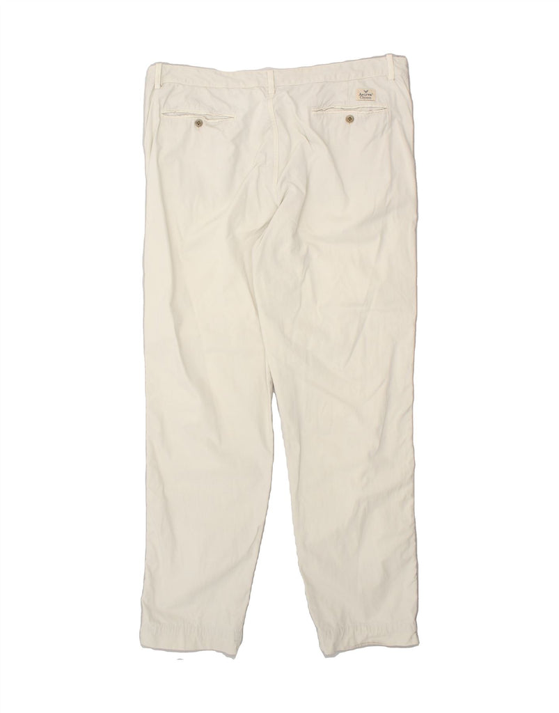 AVIREX Mens Straight Chino Trousers W40 L34 Off White | Vintage Avirex | Thrift | Second-Hand Avirex | Used Clothing | Messina Hembry 