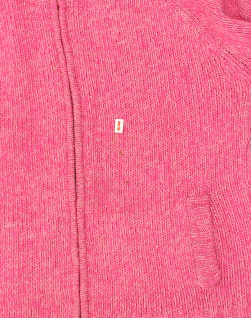 INVICTA Womens Cardigan Sweater UK 14 Large Pink Wool | Vintage Invicta | Thrift | Second-Hand Invicta | Used Clothing | Messina Hembry 