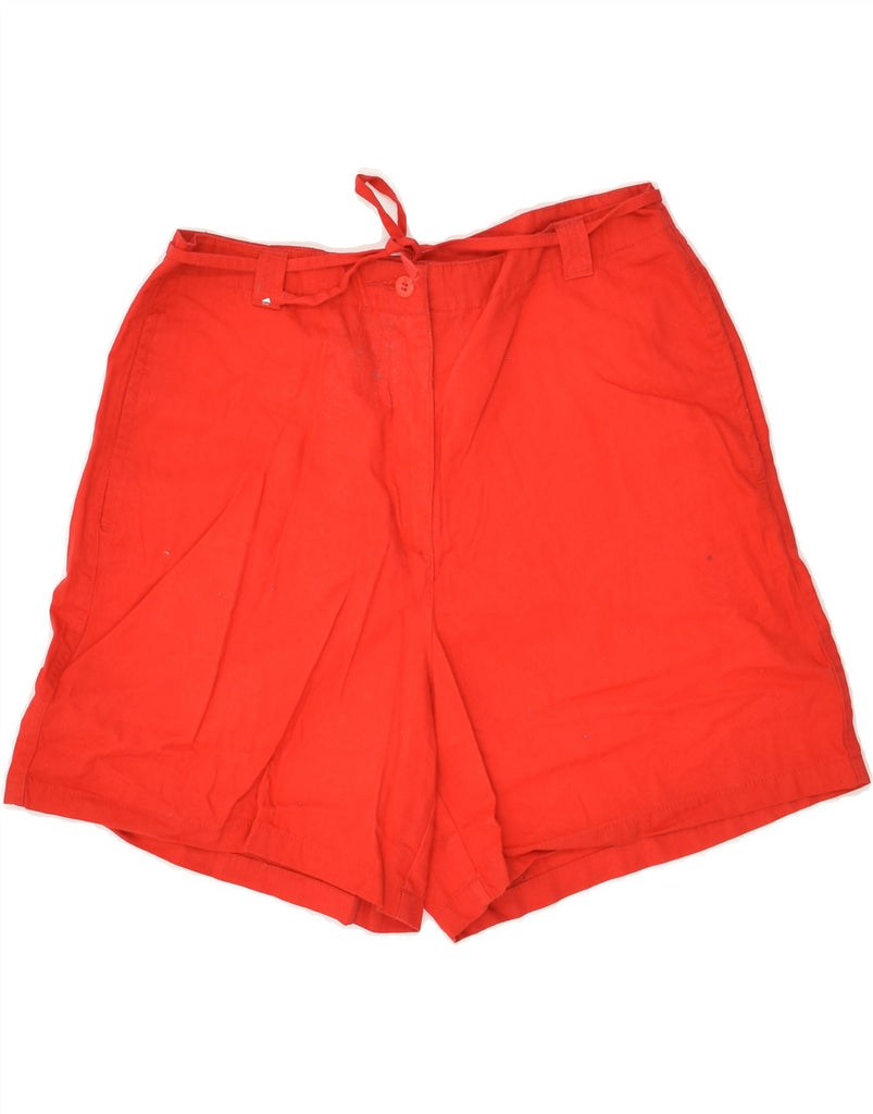 VINTAGE Womens Chino Shorts IT 42 Medium W30 Red Cotton | Vintage Vintage | Thrift | Second-Hand Vintage | Used Clothing | Messina Hembry 
