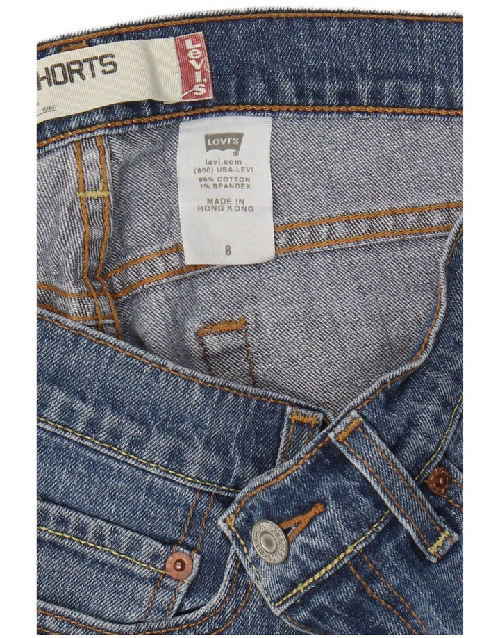 Levi's Womens 515 Denim Shorts US 8 Medium W30 Blue Cotton