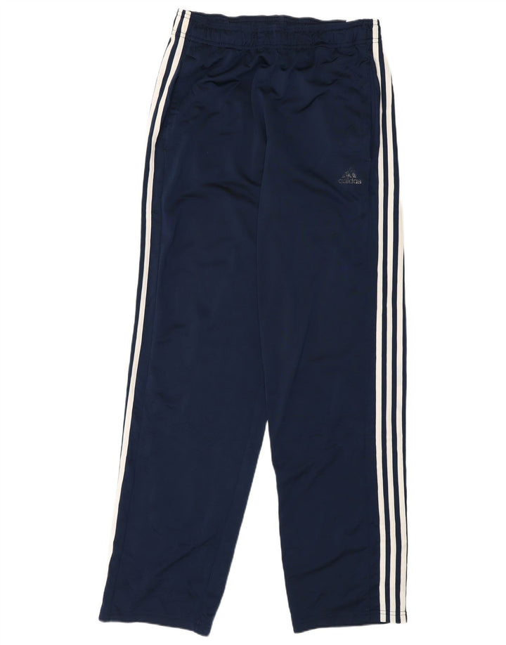 Adidas Mens Tracksuit Trousers Medium Navy Blue Polyester