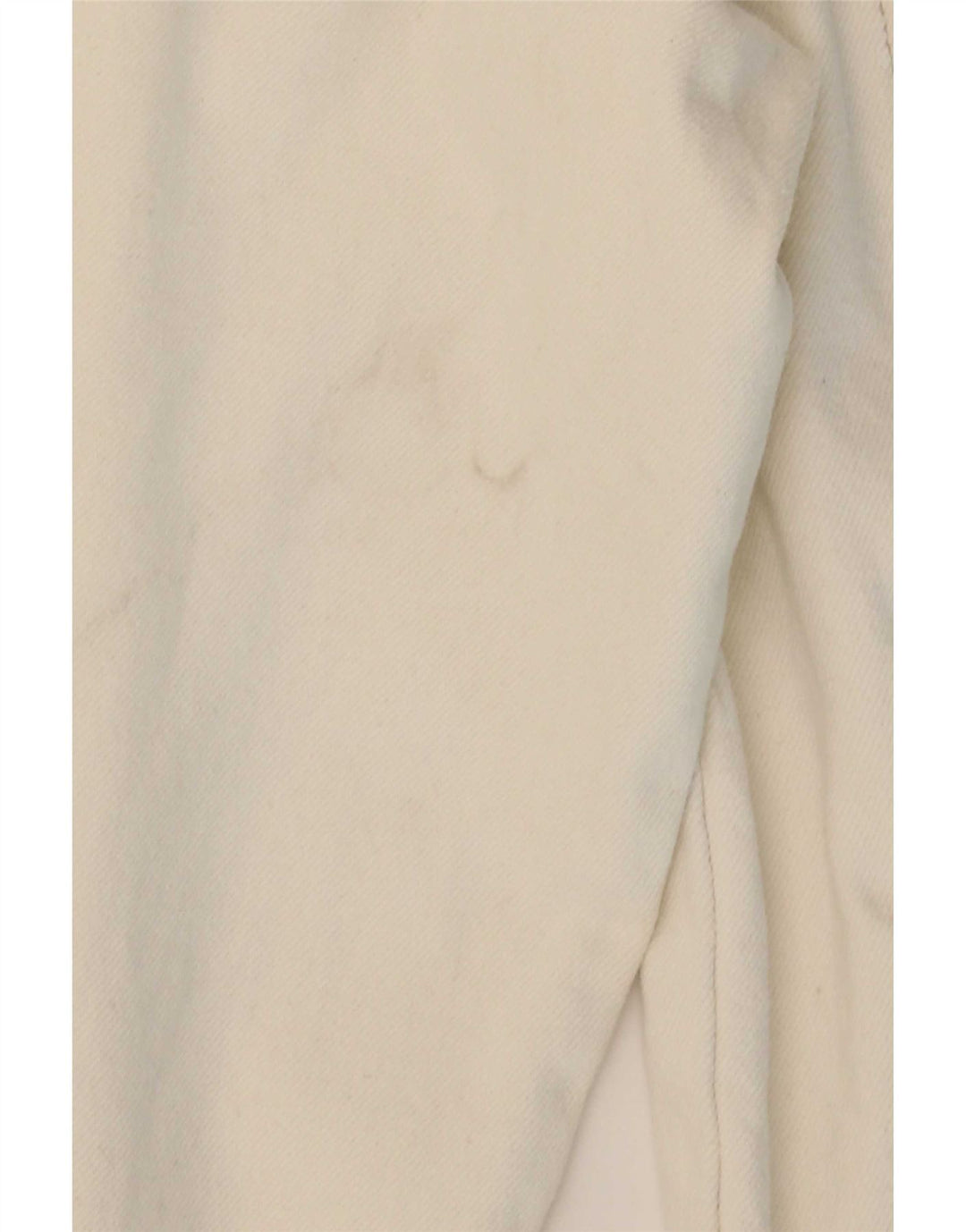 Marks & Spencer Womens Denim Jacket UK 8 Small White Cotton