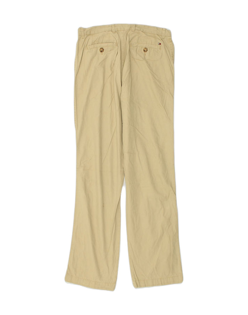 TOMMY HILFIGER Womens Straight Chino Trousers W32 L34  Beige | Vintage Tommy Hilfiger | Thrift | Second-Hand Tommy Hilfiger | Used Clothing | Messina Hembry 