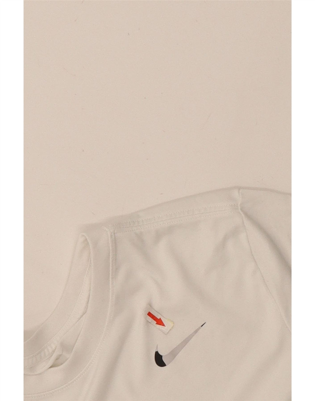 Nike Mens Dri Fit T-Shirt Top Medium White Polyester