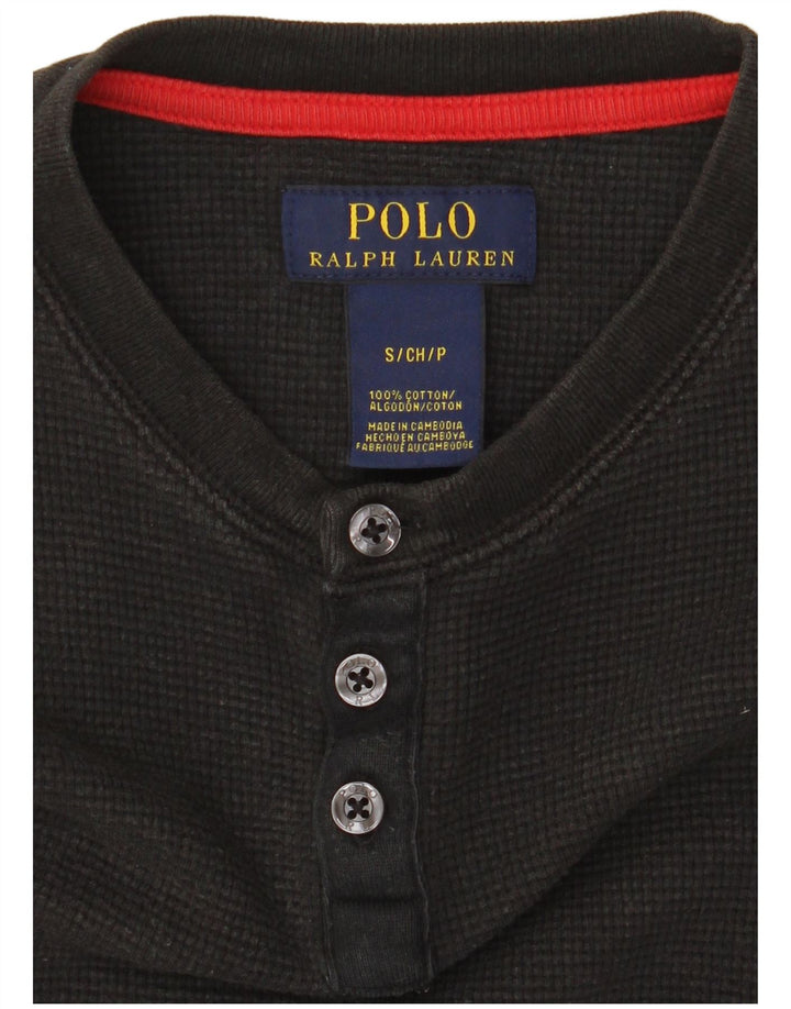 Polo Ralph Lauren Mens T-Shirt Top Small Black Cotton
