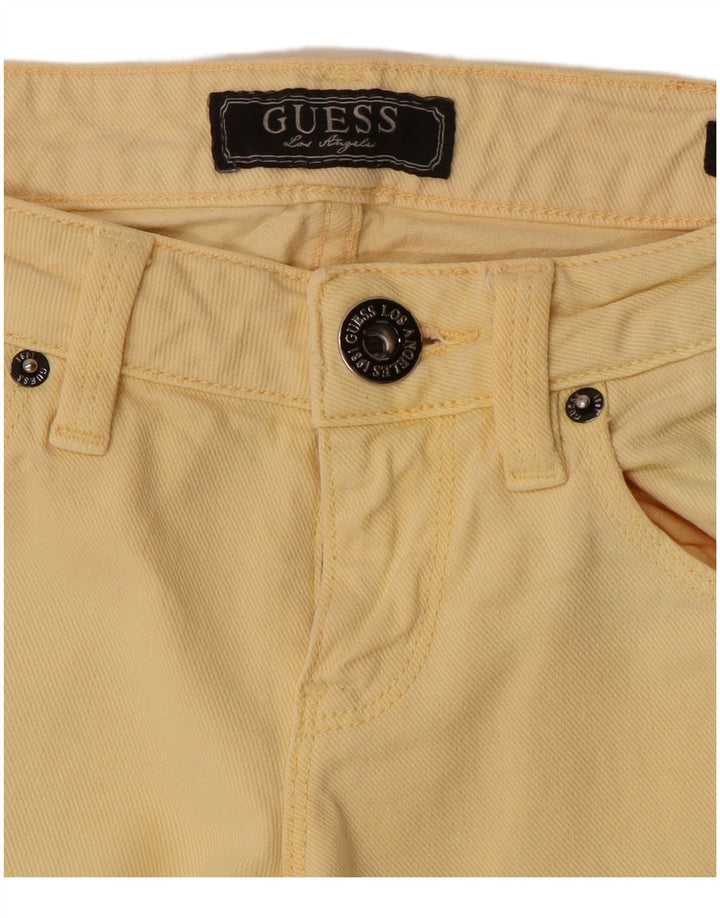 Guess Womens Sophie Slim Jeans W28 L26 Yellow