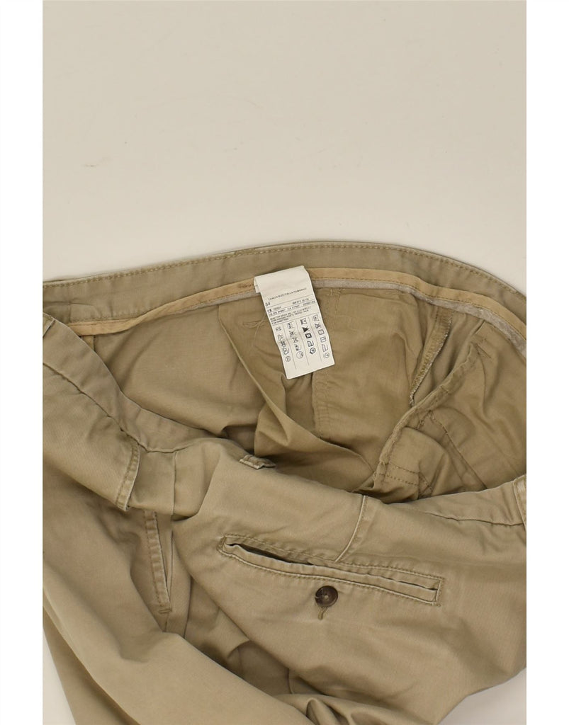 BENETTON Mens Slim Chino Trousers IT 54 2XL W38 L33 Beige Cotton | Vintage Benetton | Thrift | Second-Hand Benetton | Used Clothing | Messina Hembry 