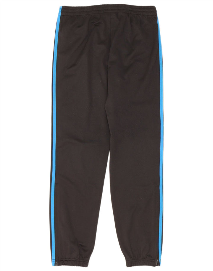 Adidas Boys Tracksuit Trousers Joggers 13-14 Years  Black Polyester