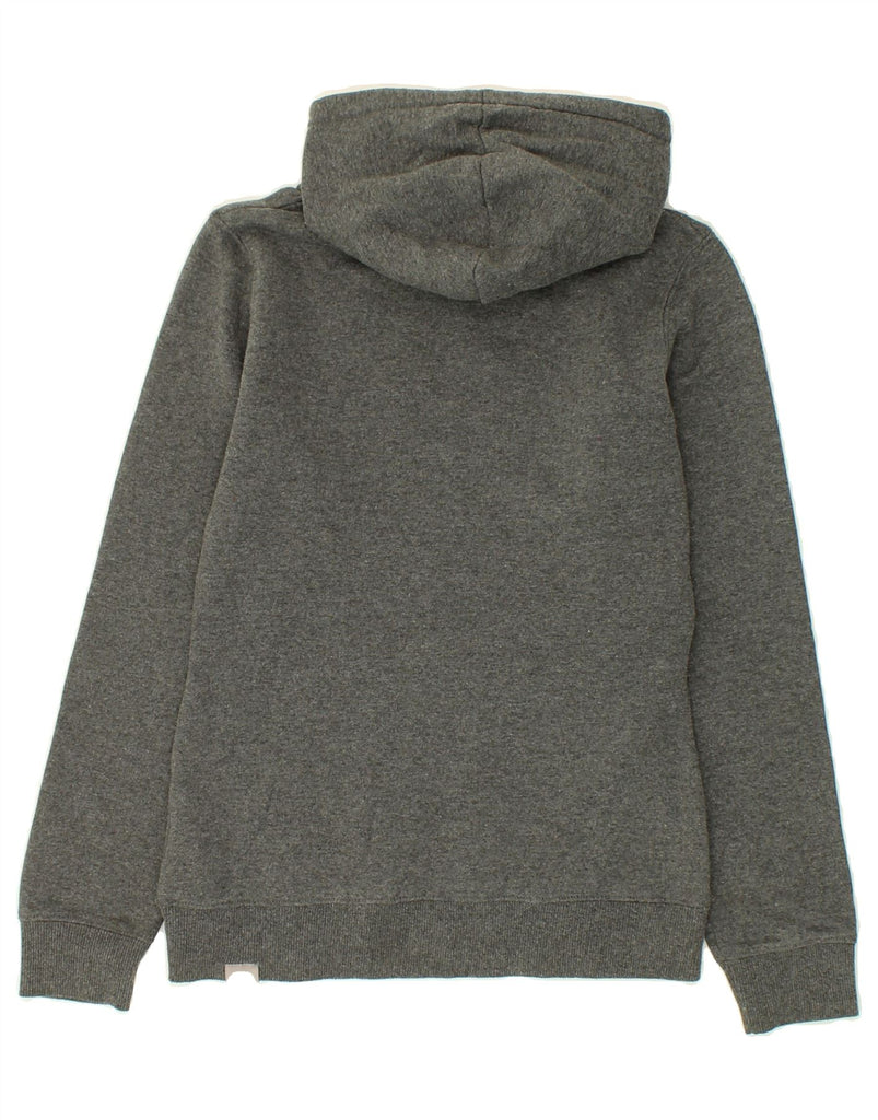 THE NORTH FACE Womens Graphic Hoodie Jumper UK 6 XS Grey Cotton | Vintage The North Face | Thrift | Second-Hand The North Face | Used Clothing | Messina Hembry 