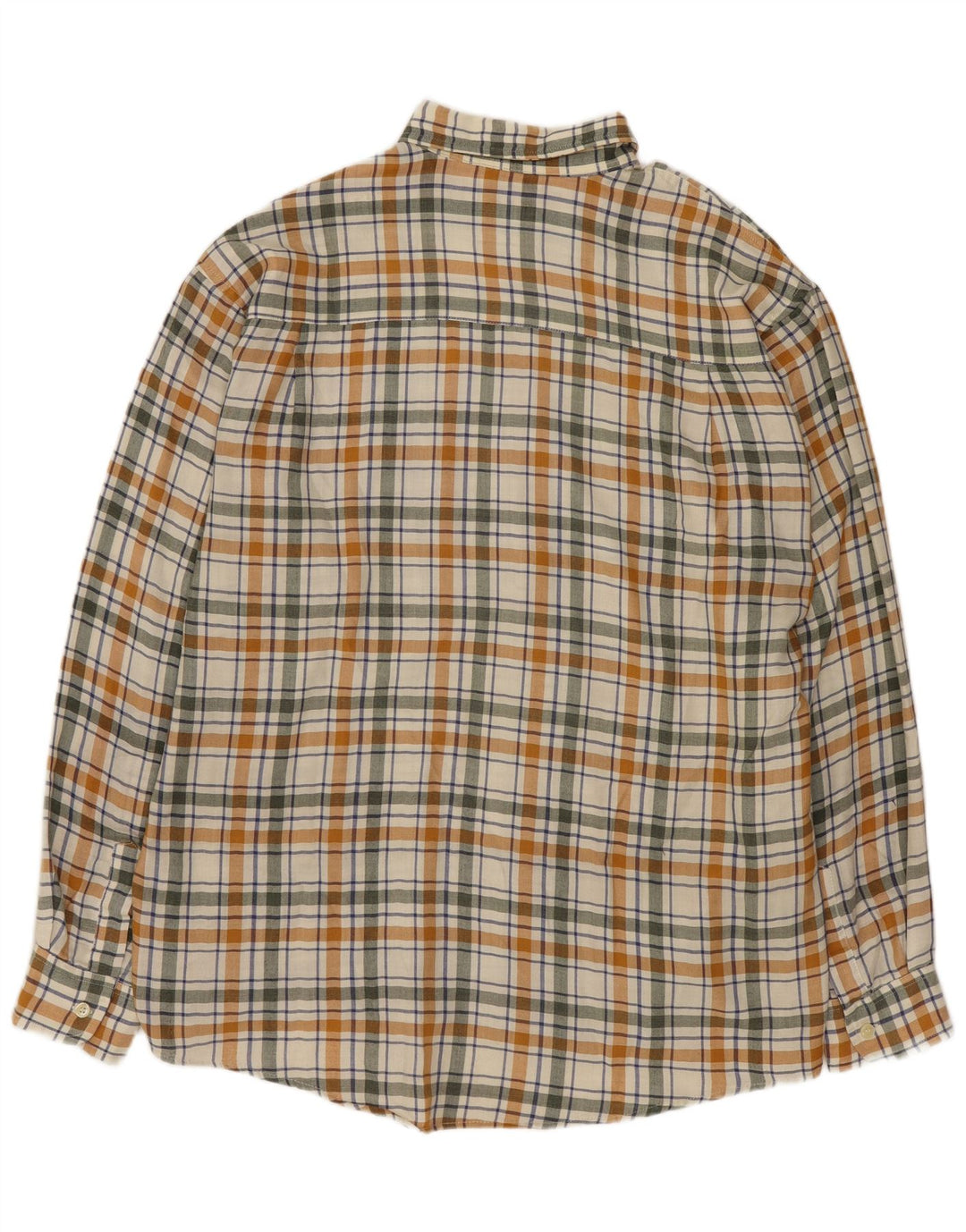 Vintage Mens Flannel Shirt Large Multicoloured Check