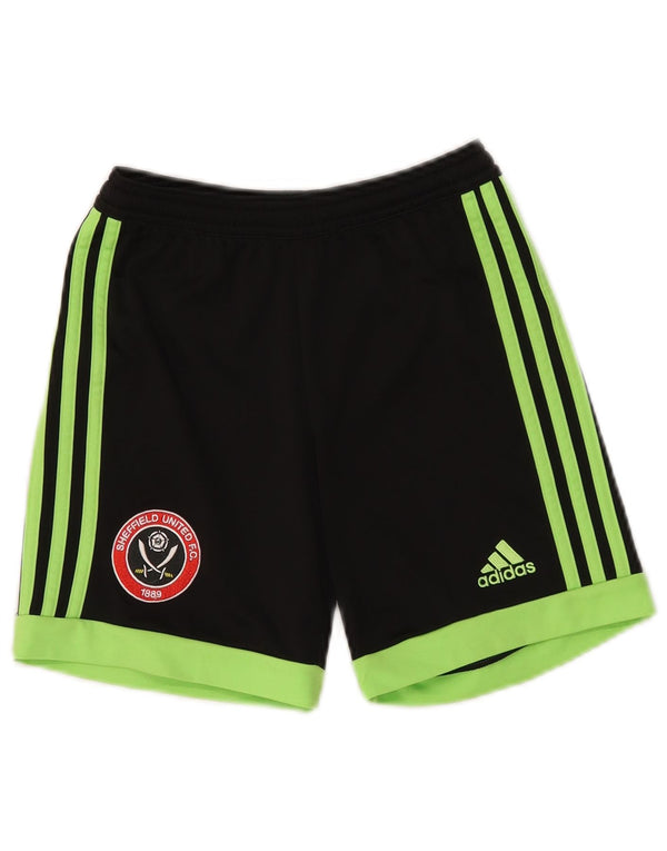 Adidas Boys Climacool Sport Shorts 9-10 Years Black Colourblock Polyester