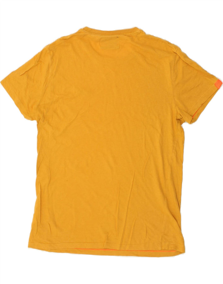SUPERDRY Mens T-Shirt Top Small Yellow Cotton | Vintage Superdry | Thrift | Second-Hand Superdry | Used Clothing | Messina Hembry 