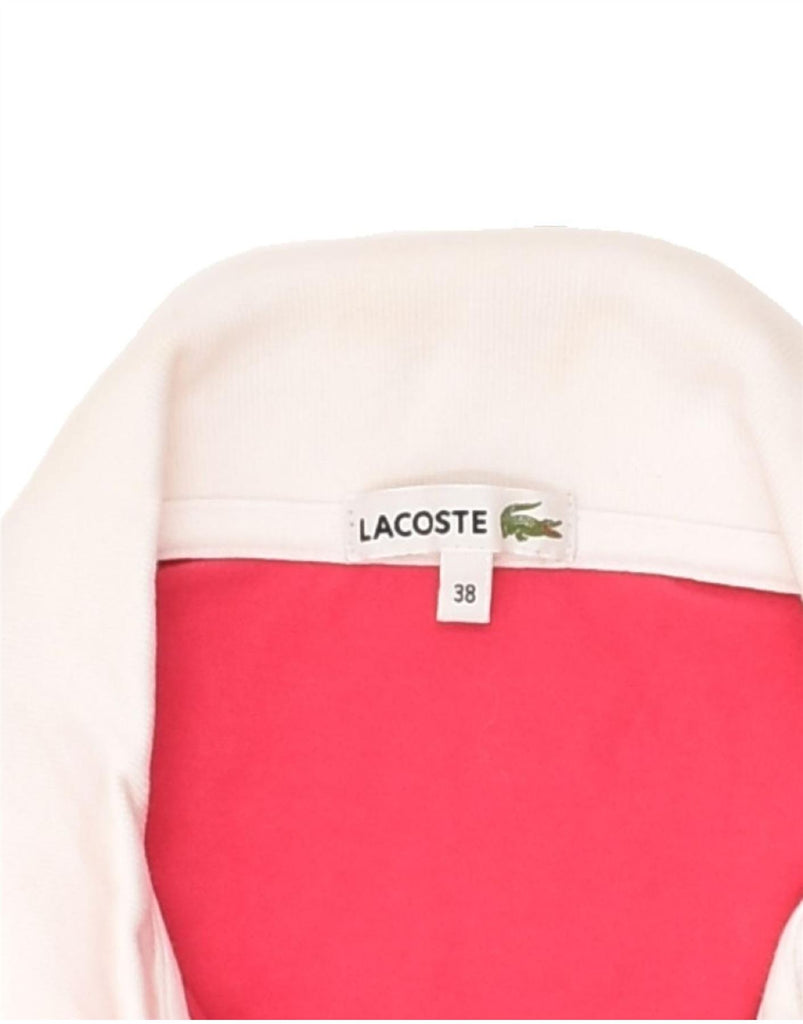LACOSTE Womens Polo Shirt Size 38 Medium Pink Cotton | Vintage Lacoste | Thrift | Second-Hand Lacoste | Used Clothing | Messina Hembry 