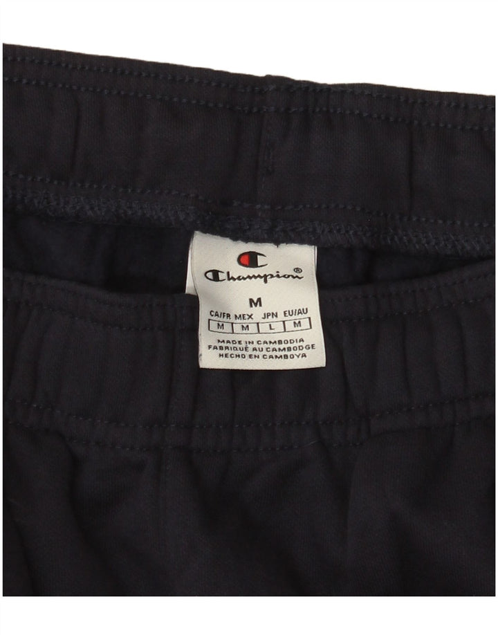CHAMPION Mens Tracksuit Trousers Medium  Navy Blue Cotton
