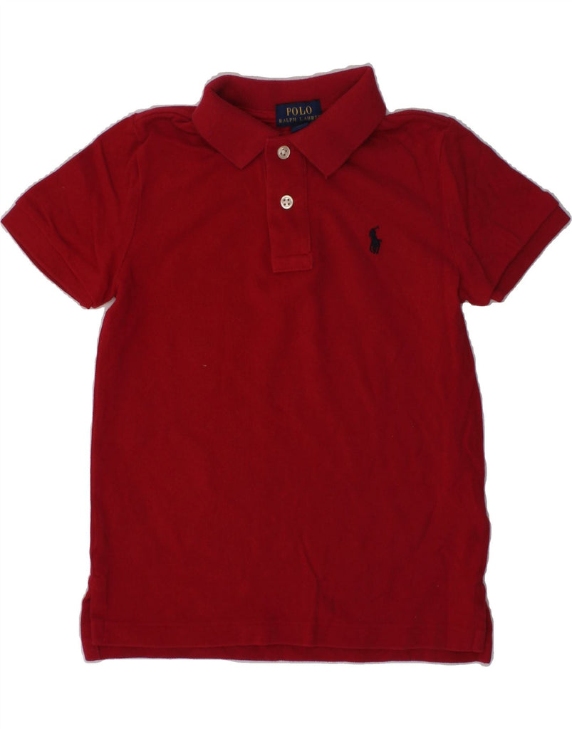 POLO RALPH LAUREN Boys Polo Shirt 3-4 Years Red | Vintage Polo Ralph Lauren | Thrift | Second-Hand Polo Ralph Lauren | Used Clothing | Messina Hembry 