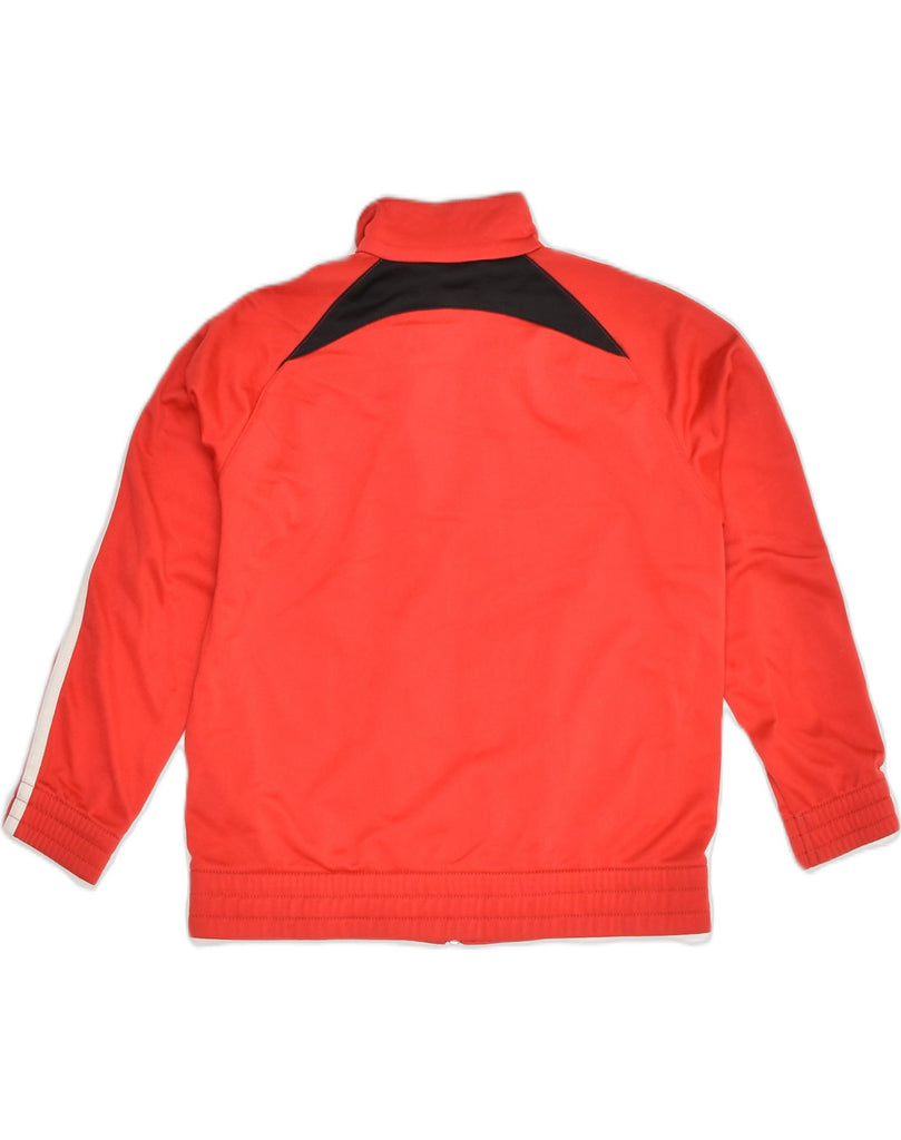 ADIDAS Boys Tracksuit Top Jacket 7-8 Years Red Colourblock Polyester | Vintage Adidas | Thrift | Second-Hand Adidas | Used Clothing | Messina Hembry 