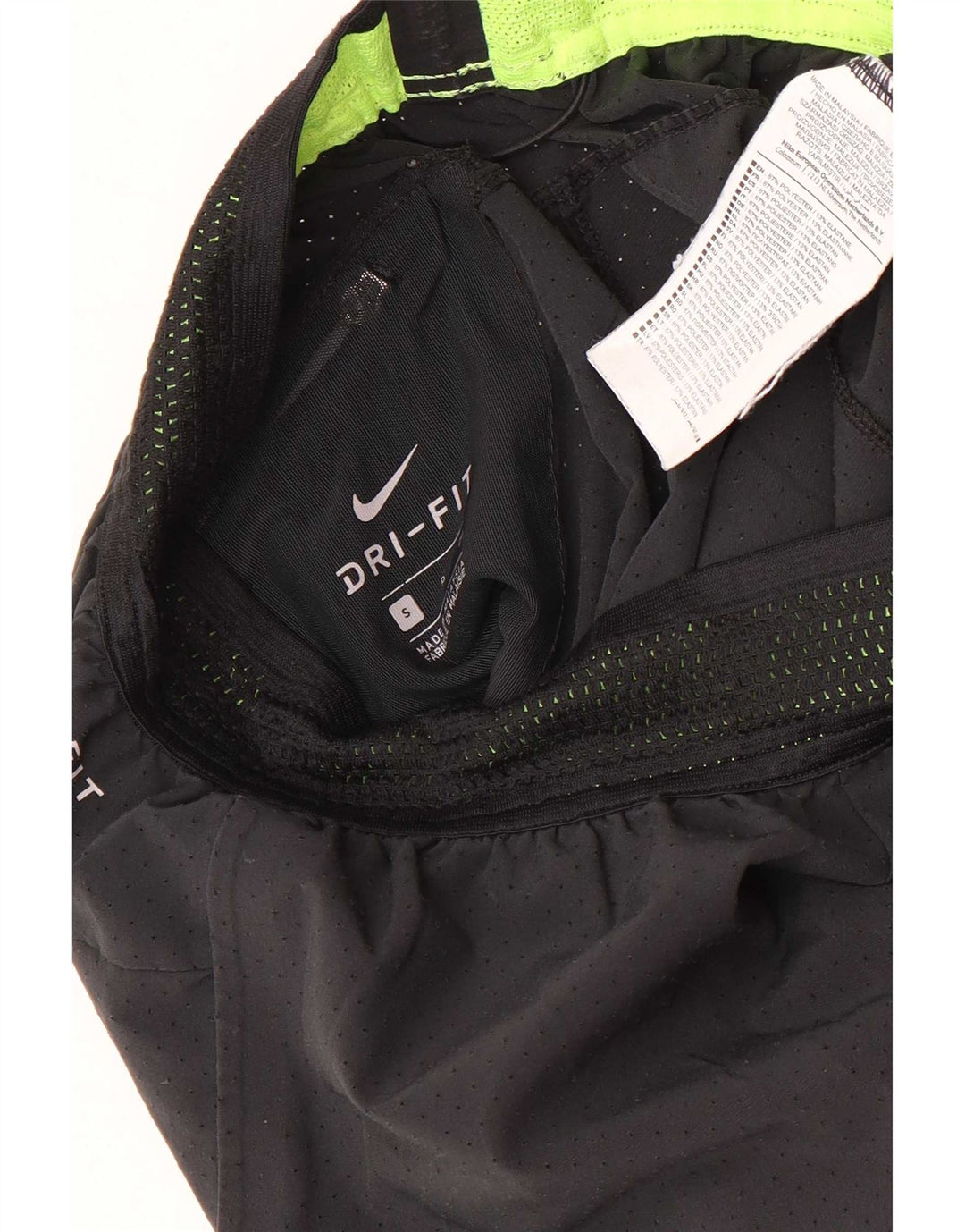 Nike Mens Dri Fit Sport Shorts Small Black Polyester