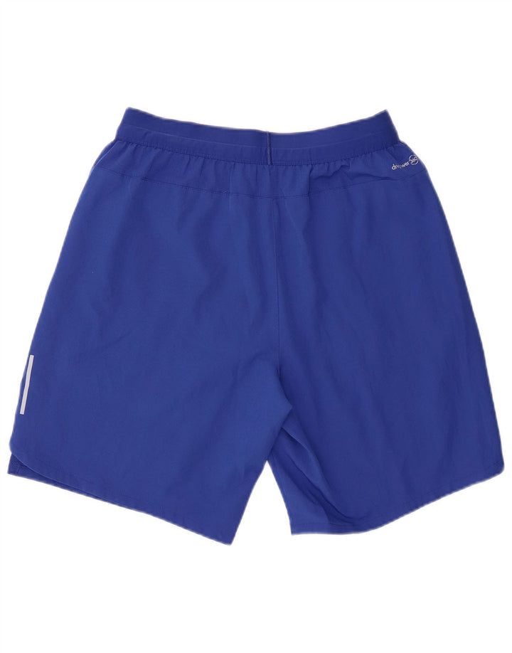Russell Athletic Mens Sport Shorts Medium Blue Polyester