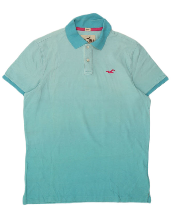 Hollister Mens Polo Shirt XL Blue Cotton