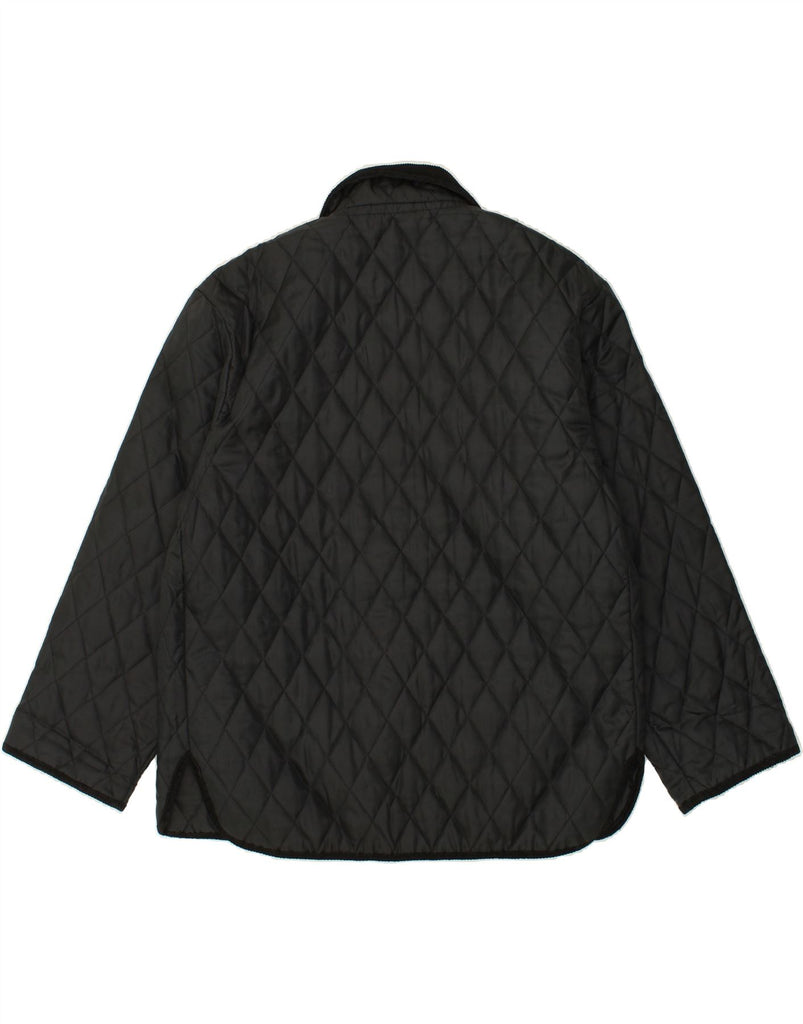 BRUGI Womens Quilted Jacket IT 46 Large Black Polyamide Vintage Brugi and Second-Hand Brugi from Messina Hembry 