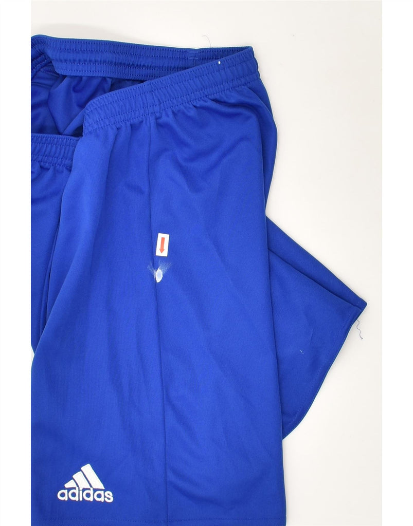 ADIDAS Boys Sport Shorts 11-12 Years Medium  Blue Polyester | Vintage Adidas | Thrift | Second-Hand Adidas | Used Clothing | Messina Hembry 