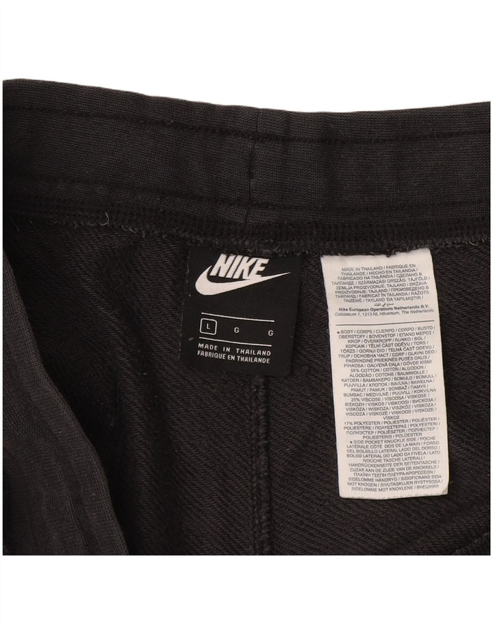Nike Mens Graphic Sport Shorts Large  Black Cotton