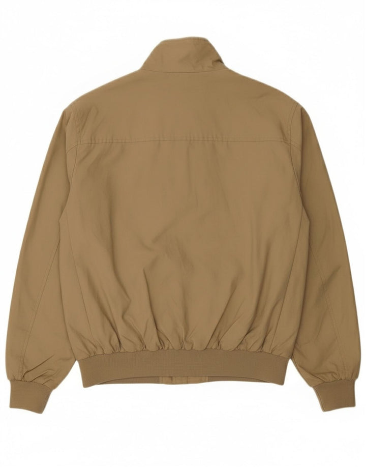 North Sails Mens Bomber Jacket UK 38 Medium Khaki Polyamide