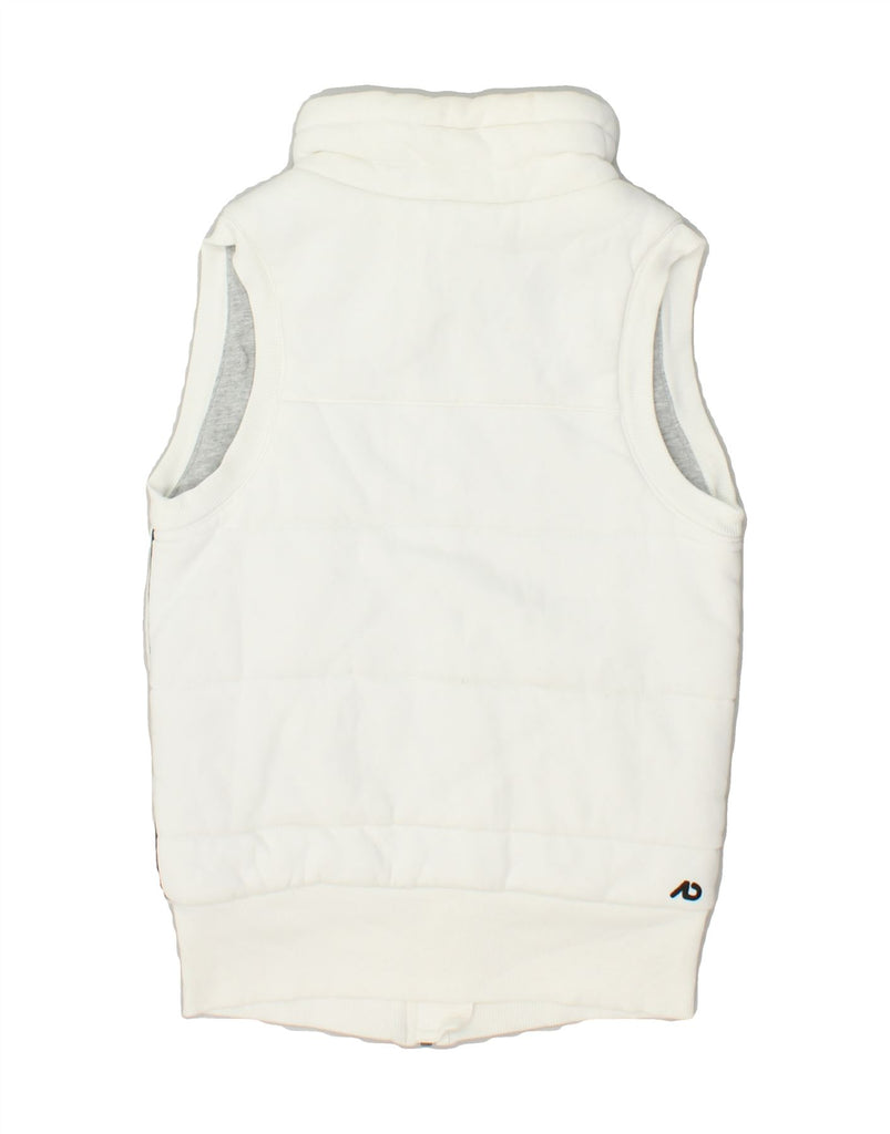 NIKE Womens Padded Gilet UK 6 XS White | Vintage Nike | Thrift | Second-Hand Nike | Used Clothing | Messina Hembry 
