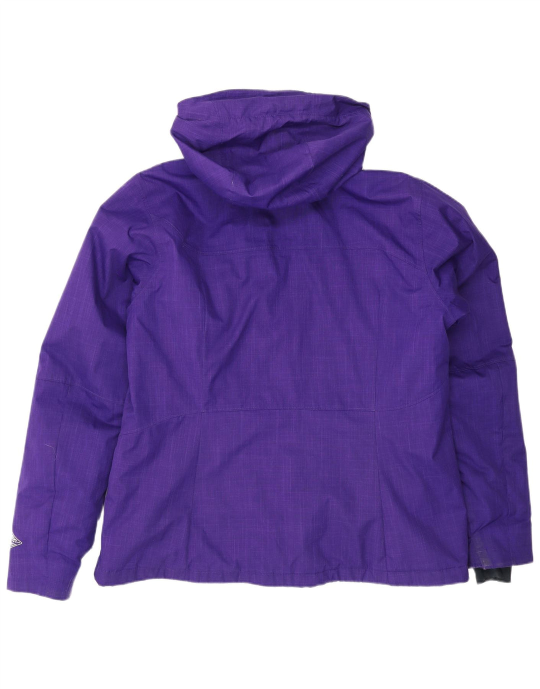 Columbia Womens Hooded Windbreaker Jacket UK 18 XL Purple Polyester