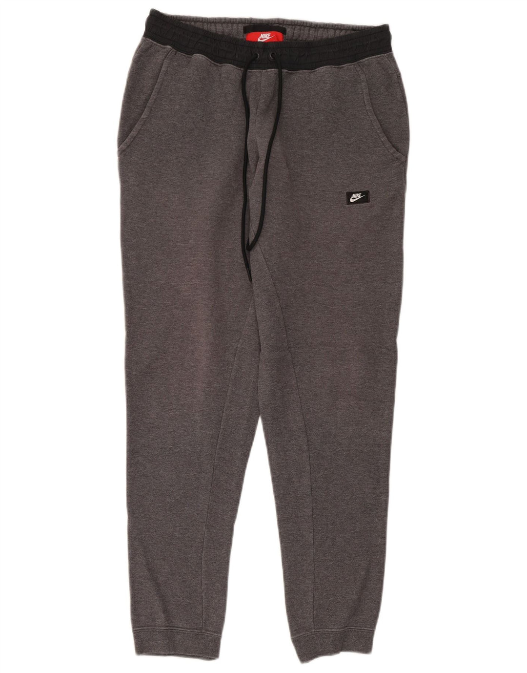 Nike Mens Tracksuit Trousers Joggers Medium Grey Cotton