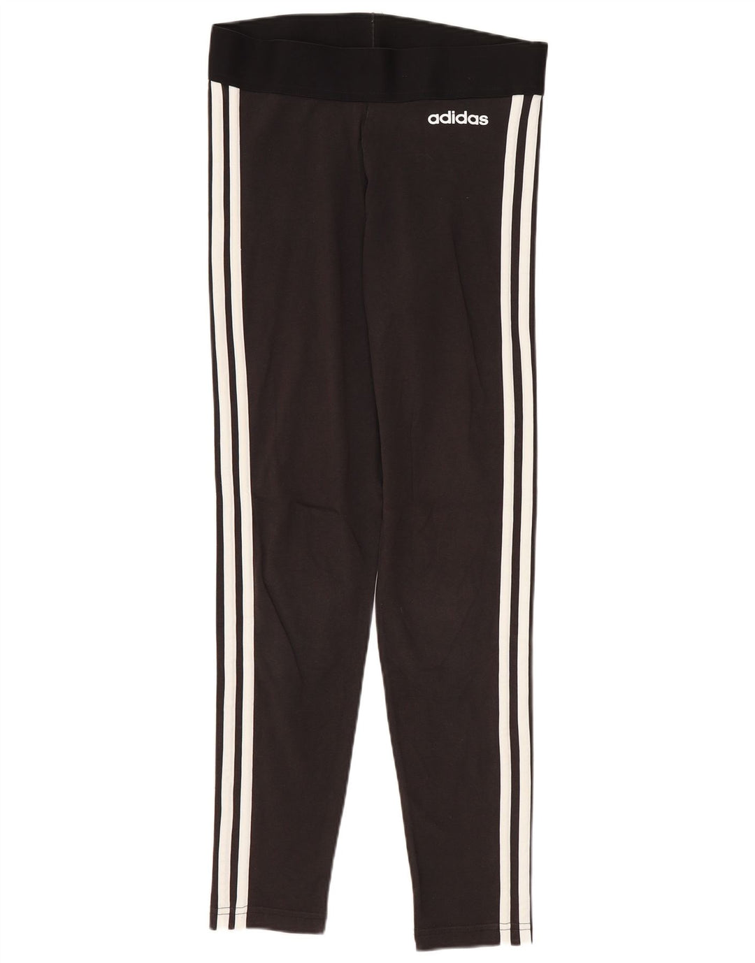 Adidas Womens Leggings UK 8/10 Small  Black Cotton