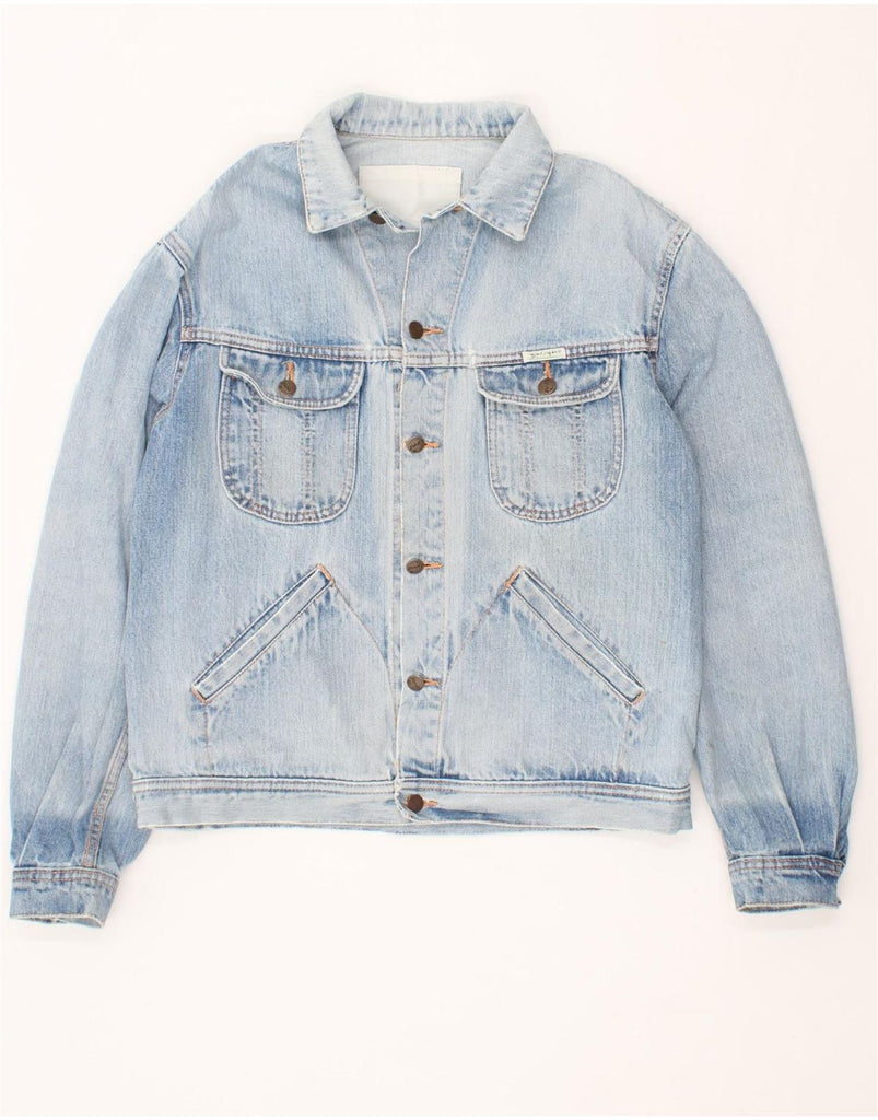 COVER Mens Denim Jacket UK 42 XL Blue Cotton Vintage Cover and Second-Hand Cover from Messina Hembry 
