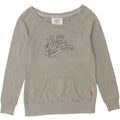 LEVI'S Womens Graphic Sweatshirt Jumper UK 10 Small Grey Vintage Levi's and Second-Hand Levi's from Messina Hembry 
