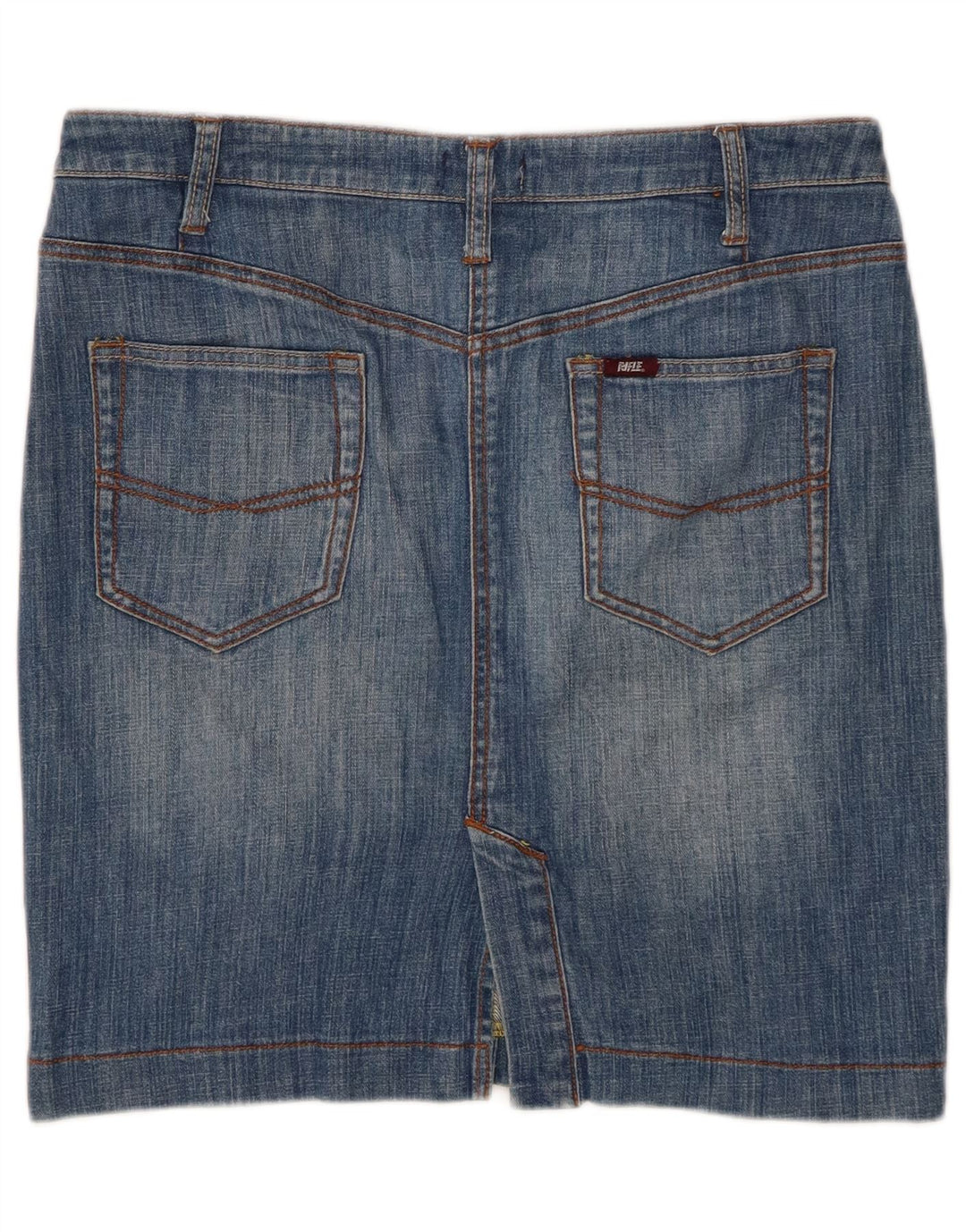 RIFLE Womens Mini Denim Skirt W29 Medium Blue Cotton