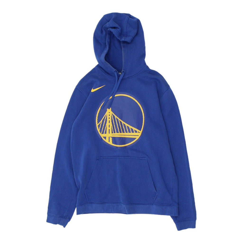 Golden State Warriors Mens Blue Nike Pullover Hoodie | NBA Basketball Hoody VTG | Vintage Messina Hembry | Thrift | Second-Hand Messina Hembry | Used Clothing | Messina Hembry 