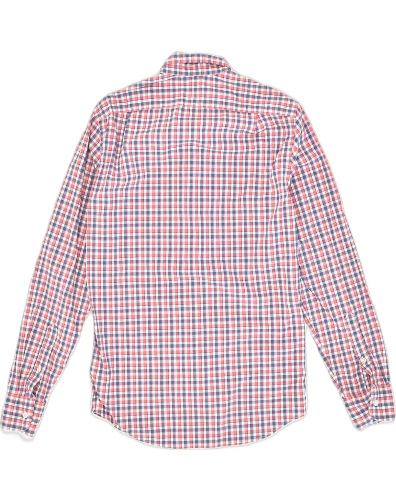 J. CREW Mens Slim Shirt Small Pink Check Cotton | Vintage J. Crew | Thrift | Second-Hand J. Crew | Used Clothing | Messina Hembry 