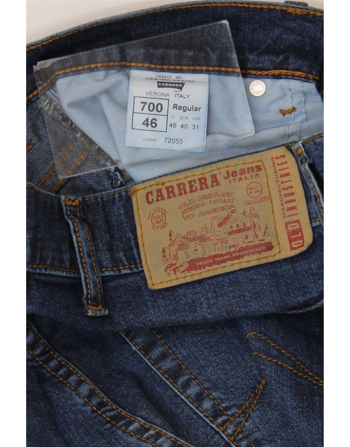 Carrera Mens 700 Regular Fit Straight Jeans W31 L33 Blue Cotton