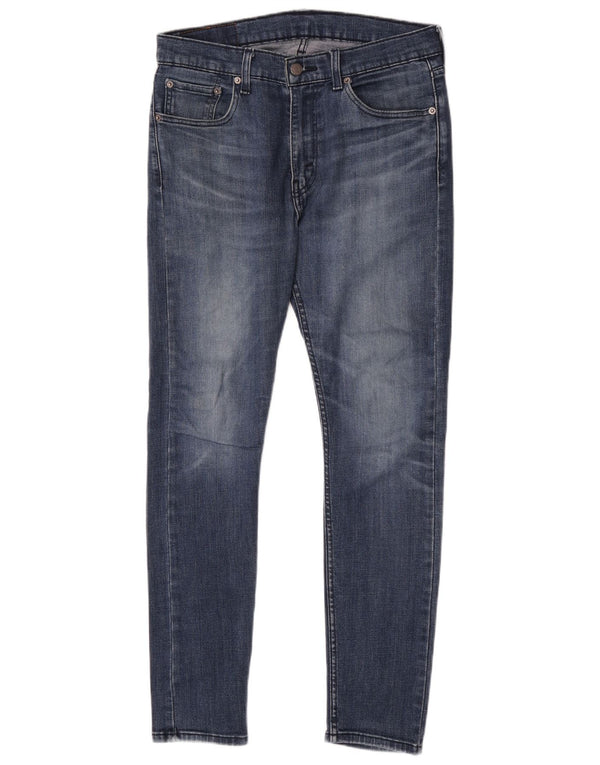 Levi's Mens 519 Hi-Ball Skinny Jeans W32 L30 Blue Cotton