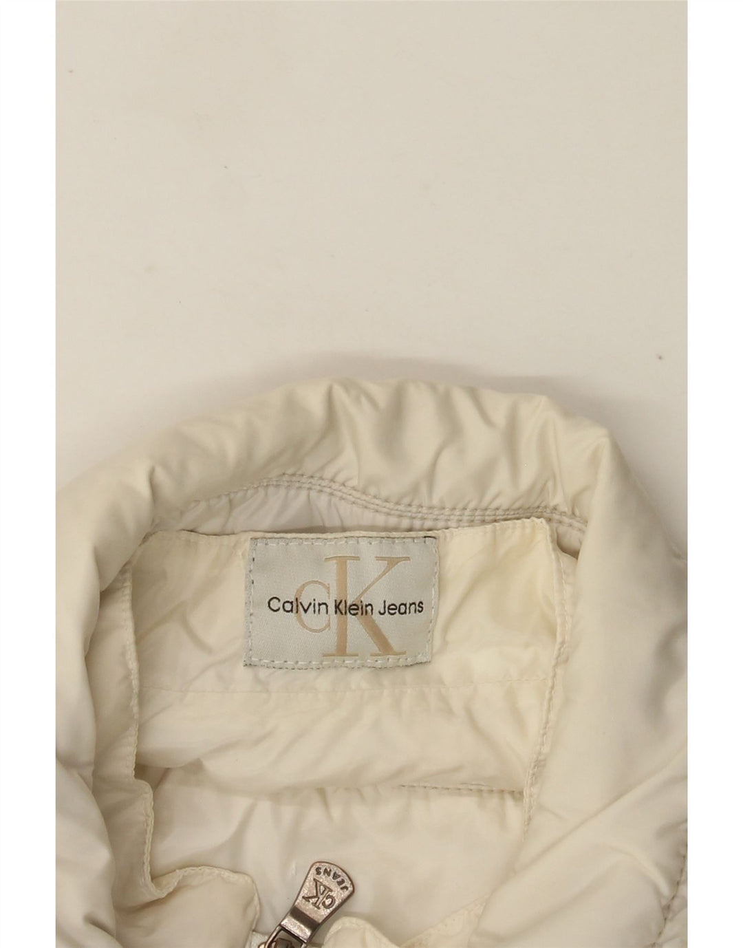 Calvin Klein Jeans Mens Utility Jacket UK 38 Medium White