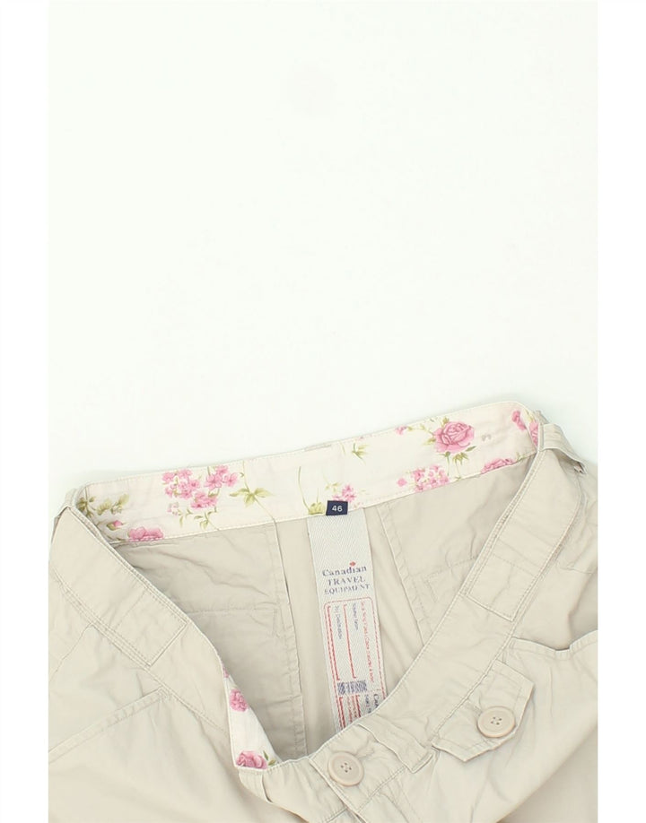 CANADIAN Womens Chino Shorts IT 46 Large W32 Grey Cotton Vintage Canadian and Second-Hand Canadian from Messina Hembry 