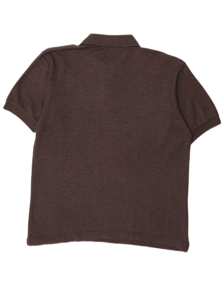 FILA Mens Polo Shirt IT 48 Medium Brown Cotton