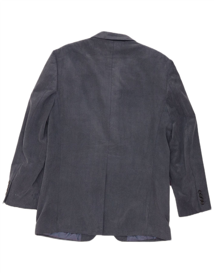 Marks & Spencer Mens 2 Button Blazer Jacket UK 40 Medium Navy Blue