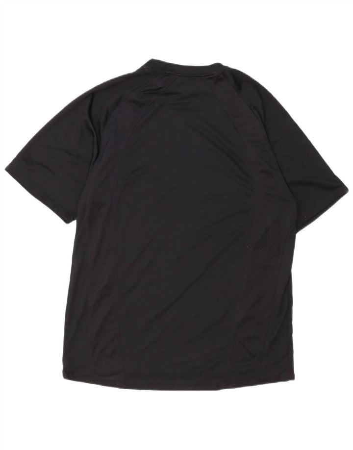 RUSSELL ATHLETIC Mens T-Shirt Top Medium Black Polyester