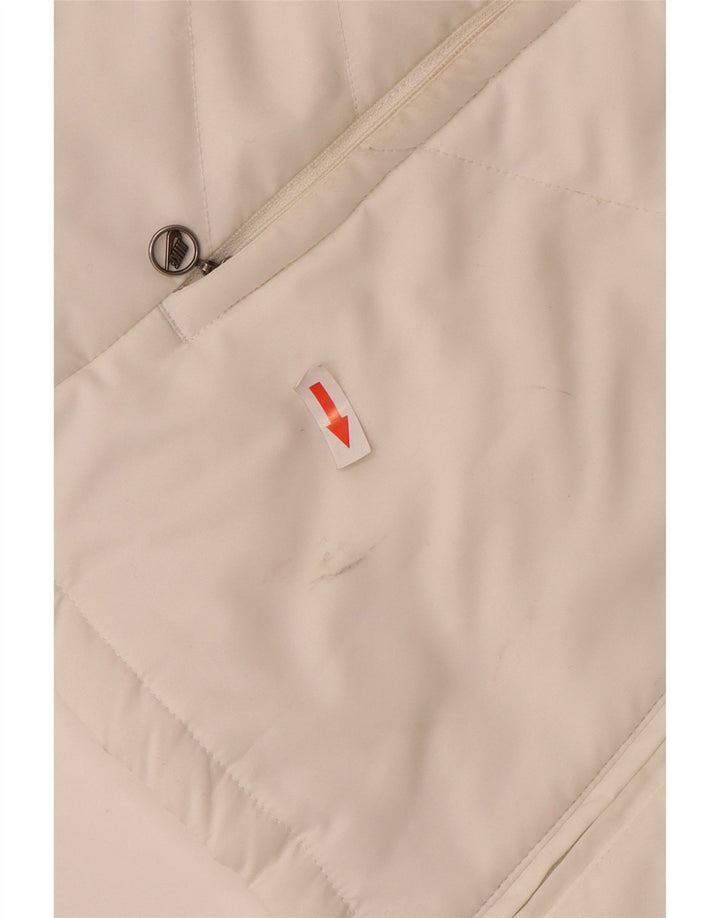 Nike Womens Padded Jacket UK 12 Medium White Polyester