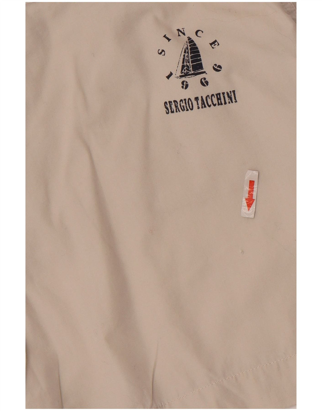 Sergio Tacchini Womens Casual Shorts IT 42 Medium W30 White Cotton