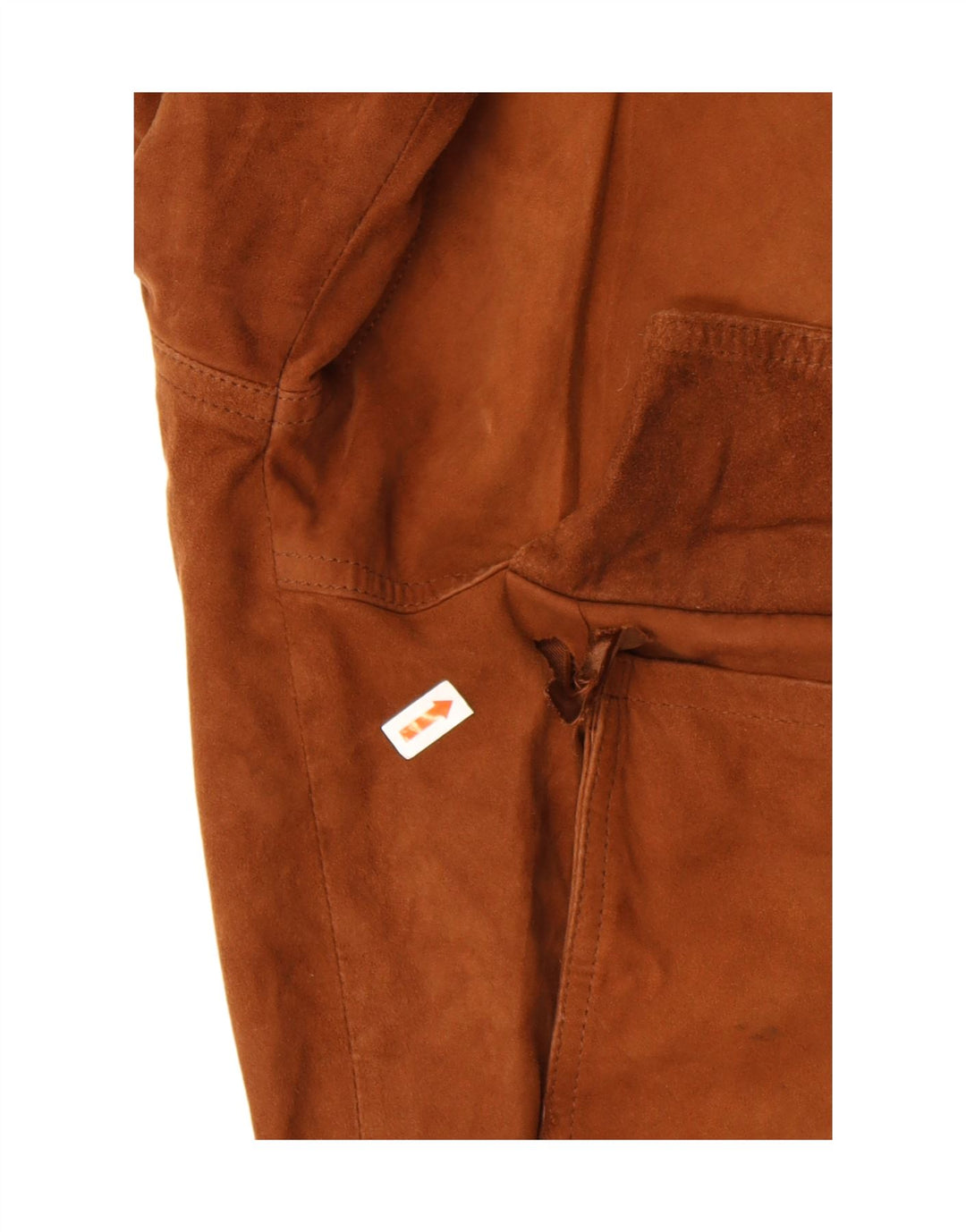 VINTAGE Mens Suede Bomber Jacket IT 52 XL Brown Leather Vintage Vintage and Second-Hand Vintage from Messina Hembry 