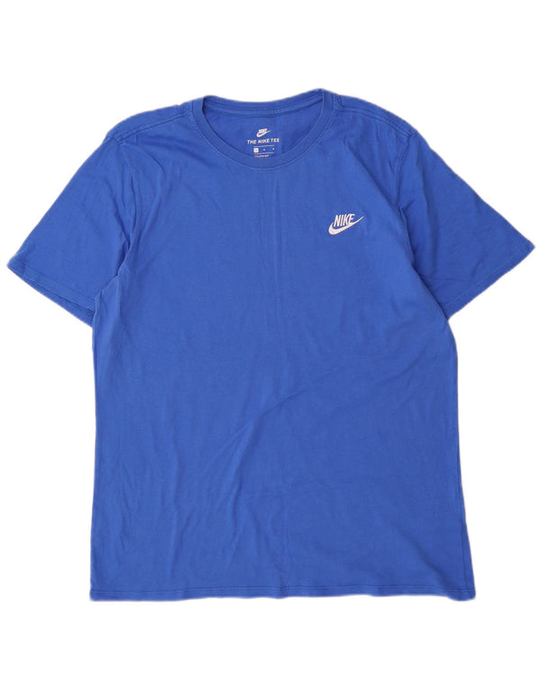 Nike Mens T-Shirt Top Large Blue Cotton